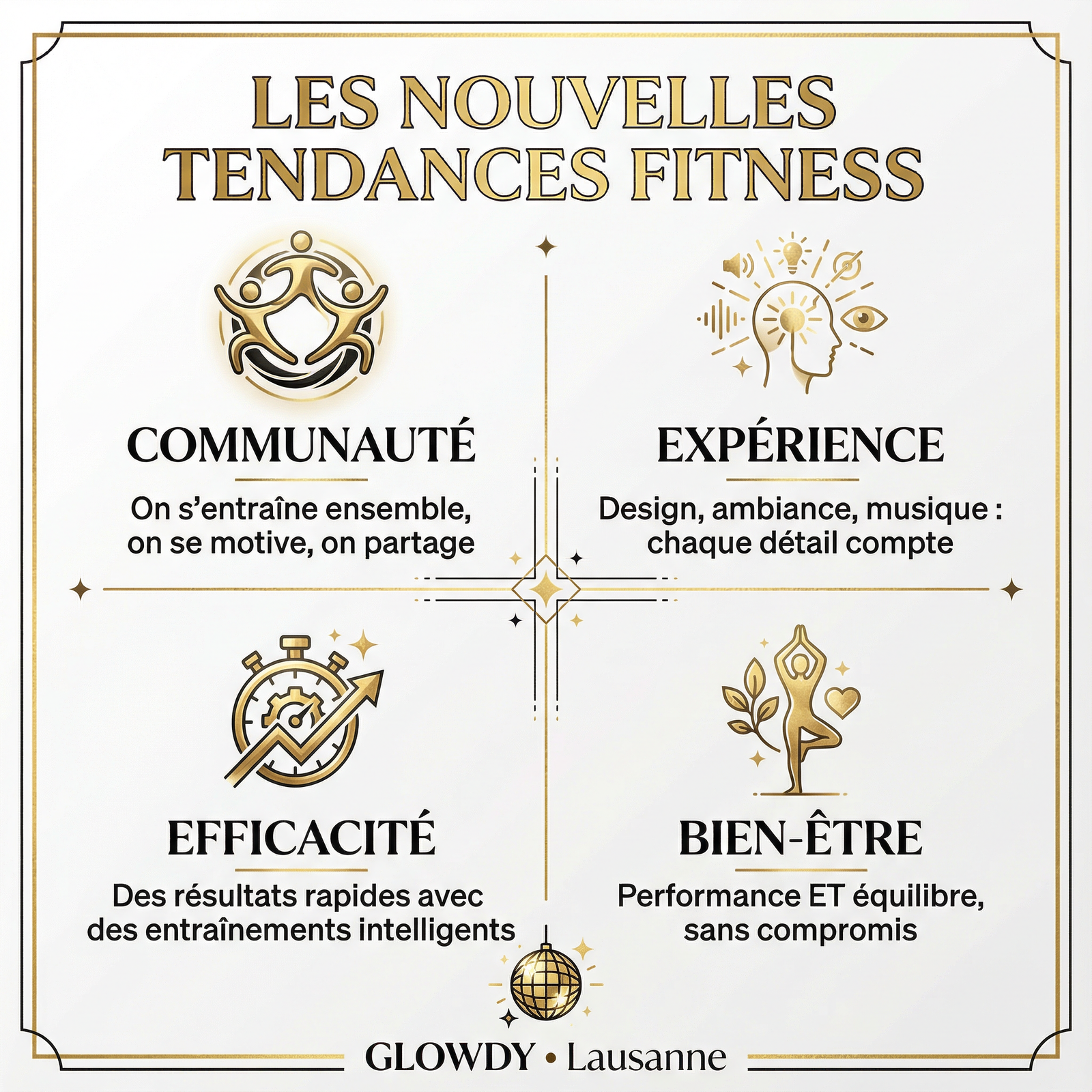 Infographie sur les nouvelles tendances fitness